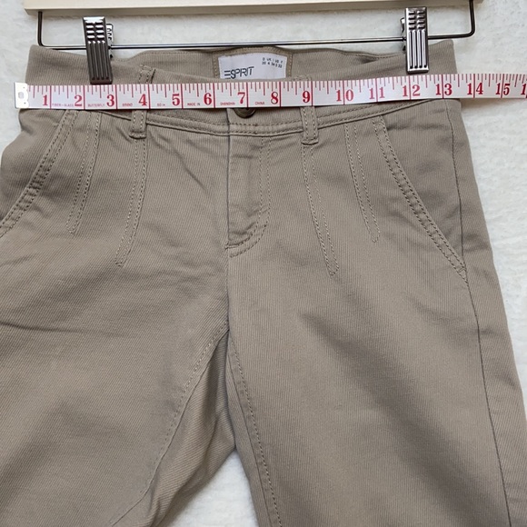 Esprit Tan Cropped Pants - Picture 3 of 6
